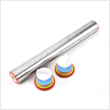 Adjustable French Style Stainless Steel Dough Rolling Pin