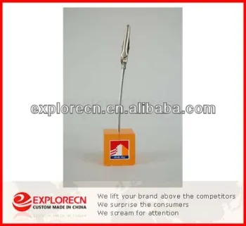 decorative memo clip holder