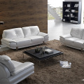 3Pcs Eigentijdse Witte Leren Sofa Set Designs