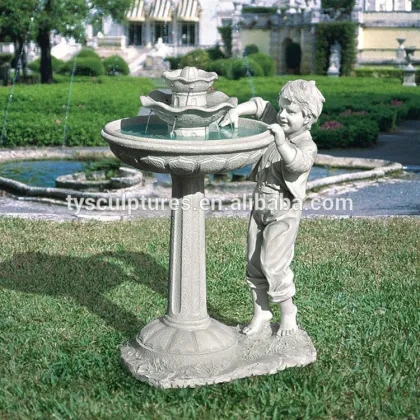 Hot sale hand carved outdoor decoration stone bird baths