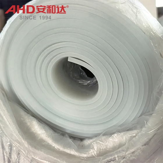 silicone rubber sheet natural white