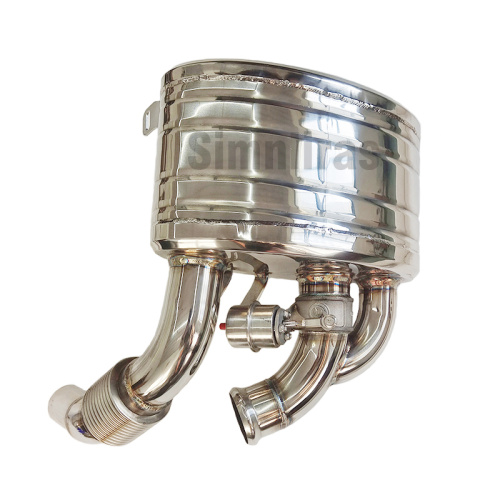 Scarico sportivo 1998-2004 per Porsche 911 996 Carrera Silenziatori con valvola (silenziatori)