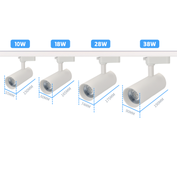ติดตั้งแทร็ก LED สีขาวที่ปรับได้ - Ronse CCT 3000K 4000K 5000K Smart LED Cylinder Cylinder Light Light