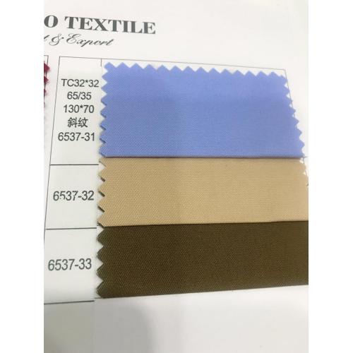 TC32 * 32 65/35 130 * 70 Twill Dyed Fabric