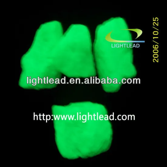 Glow decorative landscaping stone rock