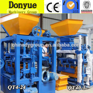 QT4-24 concrete block making machine in Nigeria to earn money