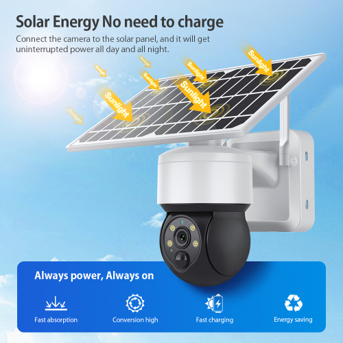 4G „WiFi CCTV Security Solar Network“ kamera