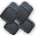 4 pièces Black Hour Duty Soft Car Mat