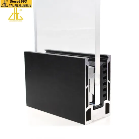 Anodized Glass Aluminum Profiles & U Profiles In Stock for Railing and Decking