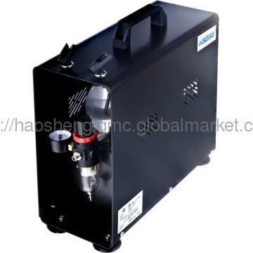 Twin Piston Airbrush Compressor with Tank&Cover AS196A