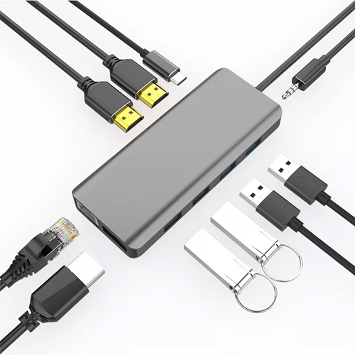 10-в-1 док-станция типа C USB-концентратор