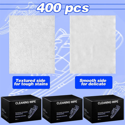 Khăn lau giày logo in họa tiết chấm bi