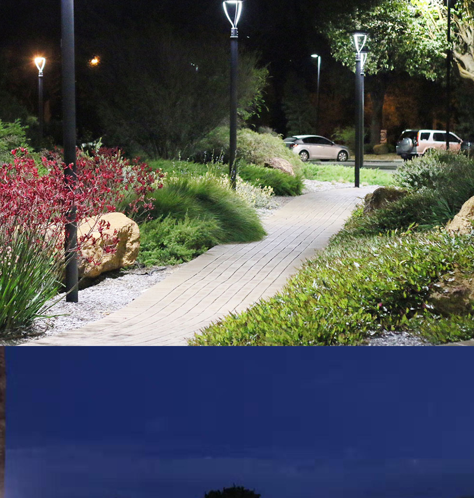 30W post top led fixtures 5000K 110VAC-6