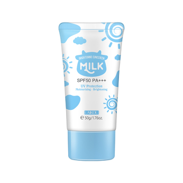 LAIKOU SPF 50+ Private Label Skin Care Sun Block Cream Whitening Milk Extract Face Sunscreen