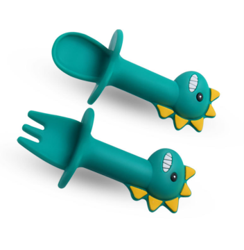 BPA-Free Dinosaur First Training Baby Utensils