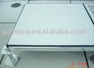 Antistatic steel raised floor