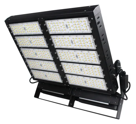 1000W High Bay IP65 Modular LED Outdoor Stadium Light Reflector 150LM/W