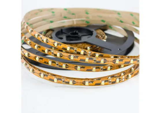 12 Volt Ip65 Waterproof Led Flexible Tape Light With 3m Glue / Fpc Sleeve , 4.8w/m