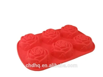 Colorful Silicone Flower Shape Baking Mould