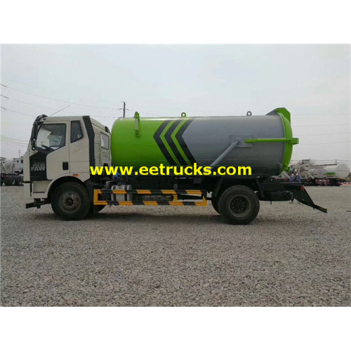 3000 gallon FAW Xe hút chân không Dung