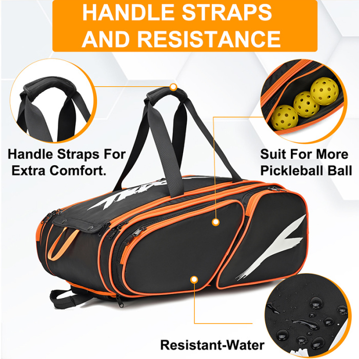 Tildosac Versatile Pickleball Bag With Multiple Pockets