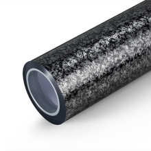 Glossy Carbon Fiber Weave Black Car Wrap
