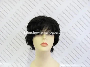 fashion best selling machine made synthetic wig