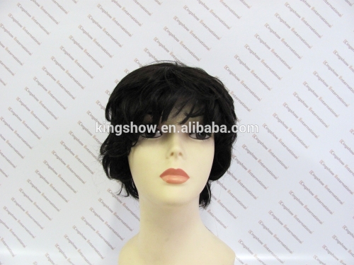 fashion best selling machine made synthetic wig