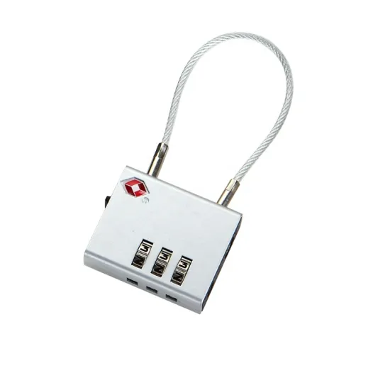 Travel Zinc Alloy Metal Luggage Lock with 3-Digit TSA Approval