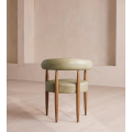 Silla nórdica moderna de madera de fresno