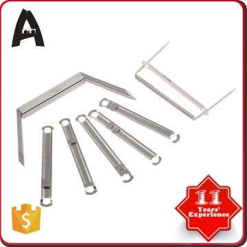 High quality Office school 8cm silver metal color clip paper file fastener