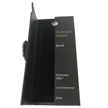 Hardboard Paper Packaging Jewelry Black Box