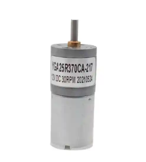 12V DC Electric Gear Motors: 25mm Spur Gear Motor with Brush and Gearbox