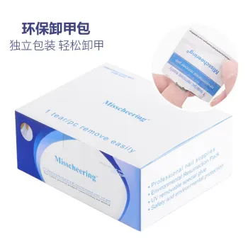 Wholesale English Version Nail Polish and Remover Kit Including 50pcs/Box Wipes