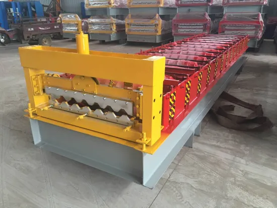 Roof and wall panel tile roll forming machine