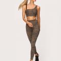 Women Leopard Print Workout Set