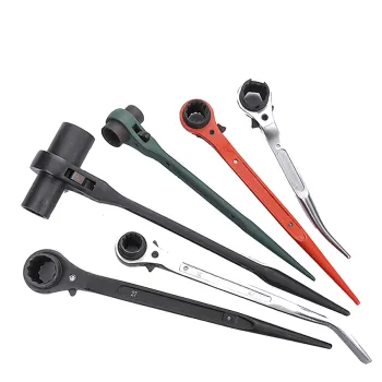Super Ratchet Podger Spanner Ratcheting Socket for Scaffolding, 7/8" and 3/4