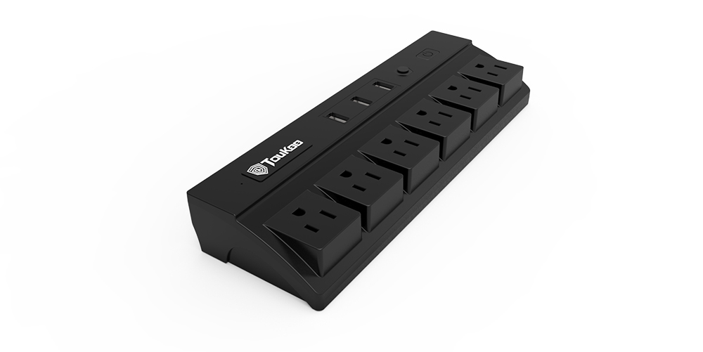 6-Outlet Electric Extension 3 USB Ports