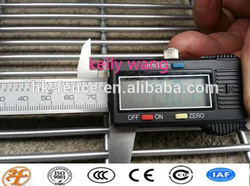 Galvanized or power coated no climb fencing