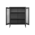 Black Metal Locking Storage File Cabinets