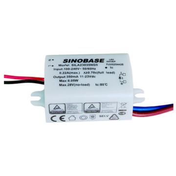 4-8W, 100-240Vac, CC LED Driver for garden, wall lighting