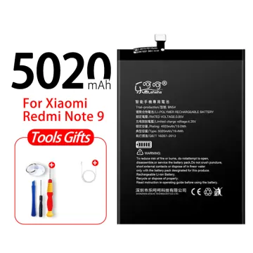 LEHEHE BN54 Battery for Xiaomi Redmi Note 9 - 5020mAh Replacement with Tools & Gifts