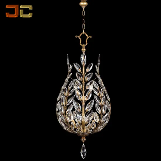 Vintage Crystal Pendant Light - Designer Chandelier for American Kitchens