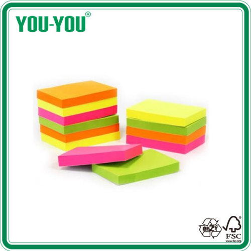 4 Color Assorted Sticky Notes, School and Office Supplier