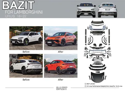 Lamborghini Urus Performance Body Kit Upgrade (Old to New)