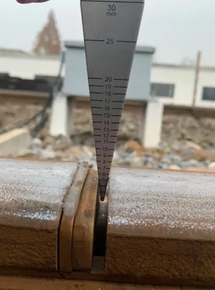 Stainless Rail Gap Ruler for Measurement Rail Gap