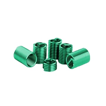 303  slotted self tapping thread insert internal and external thread nut