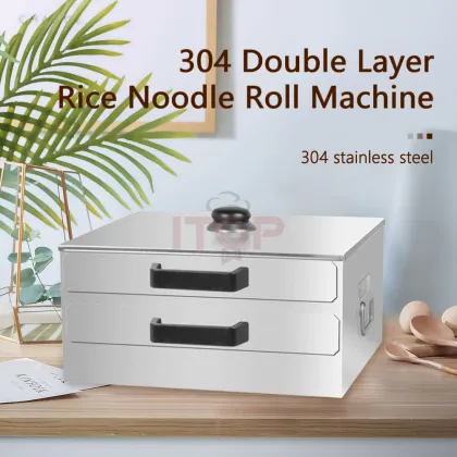 Steamed Vermicelli Roll Machine: Heating Steamed Rice Roll Machine