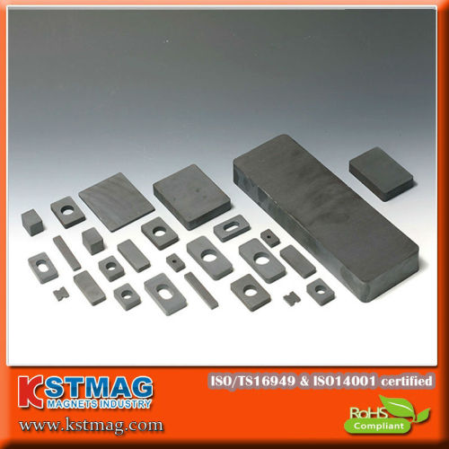 Large Ferrite Square Magnet for magnetic separator, mining machine and all kinds of motors