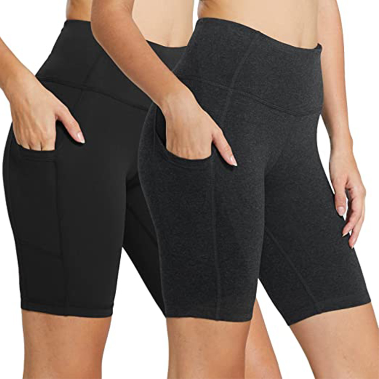 Leggings corti da donna Allenamento Running Yoga Leggings da ciclismo